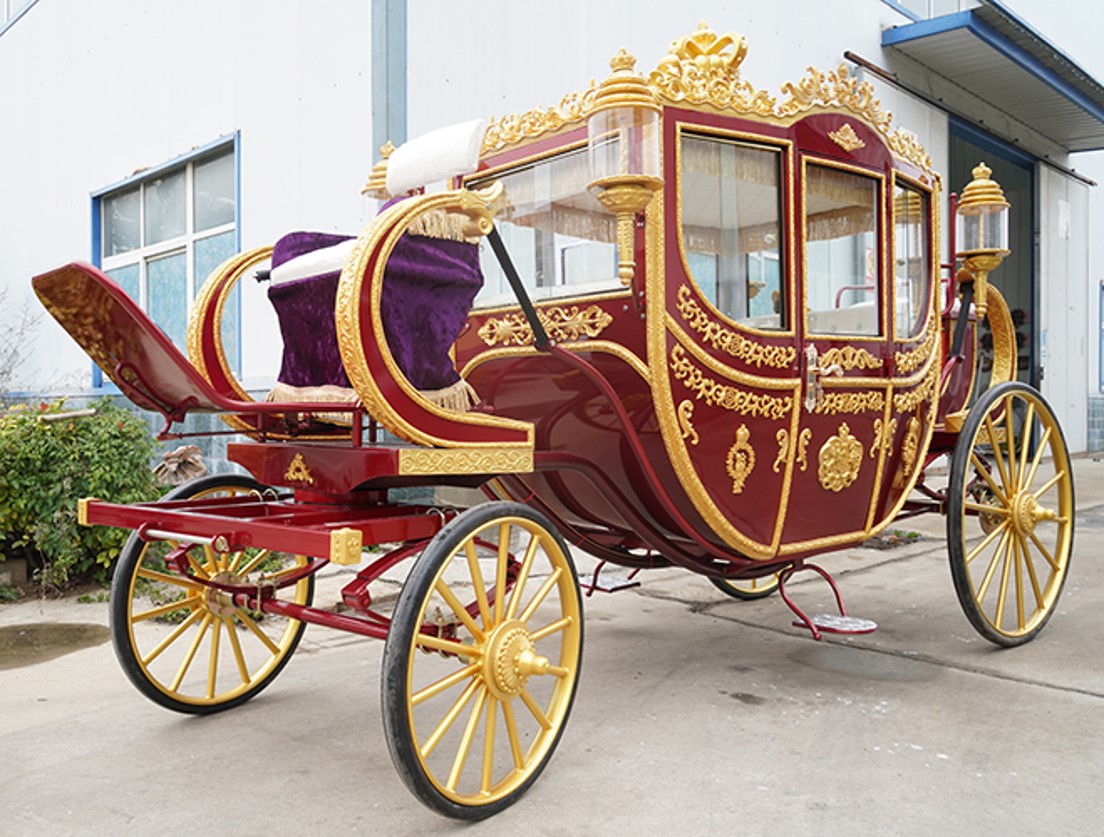 Diamond Jubilee State Coach Replica - Exquisite Horse Carriage